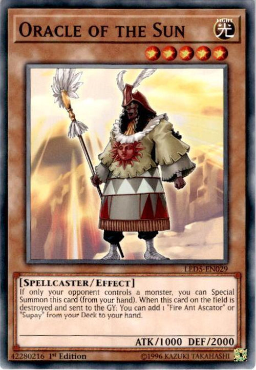 Oracle of the Sun - LED5-EN029 - Common 1st Edition-Cherry Collectables