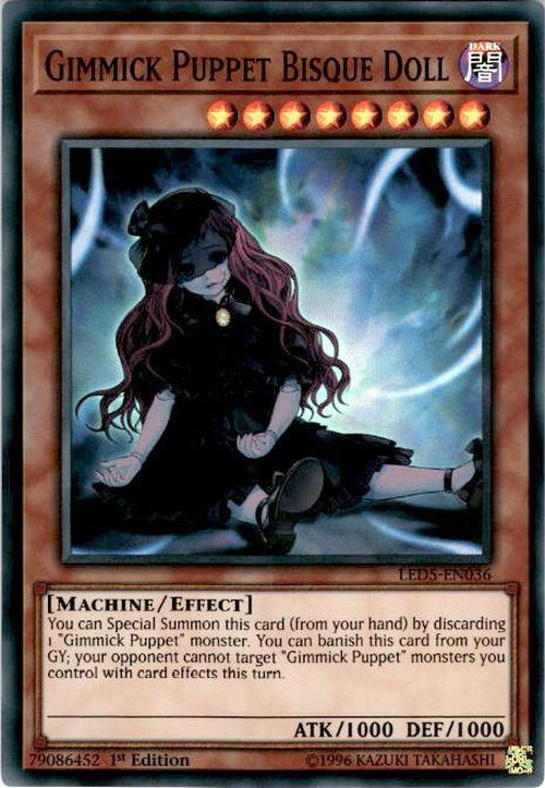 Gimmick Puppet Bisque Doll - LED5-EN036 - Super Rare 1st Edition-Cherry Collectables