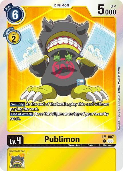 Publimon LM-007 - Common BT15 Exceed Apocalypse