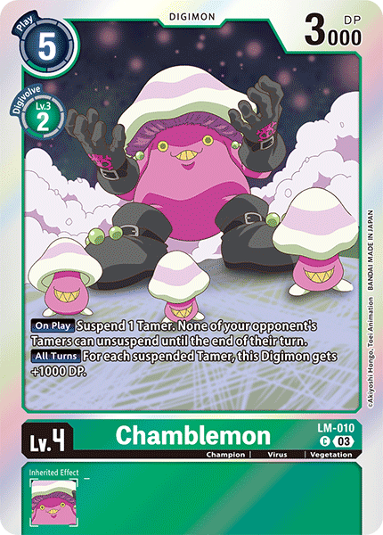 Chamblemon LM-010 - Common BT15 Exceed Apocalypse