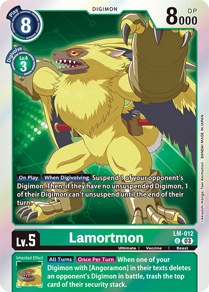 Lamortmon LM-012 - Uncommon BT15 Exceed Apocalypse