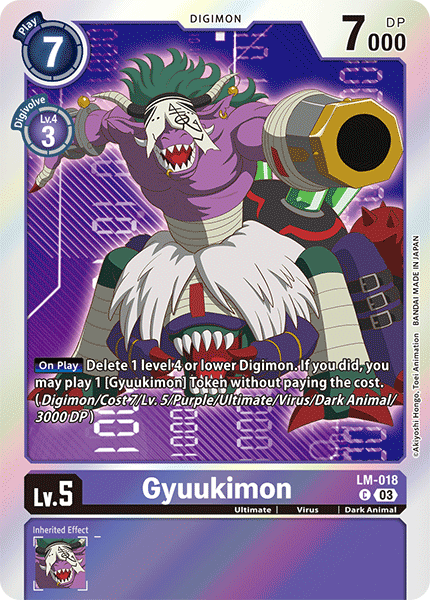Gyuukimon LM-018 - Common BT15 Exceed Apocalypse