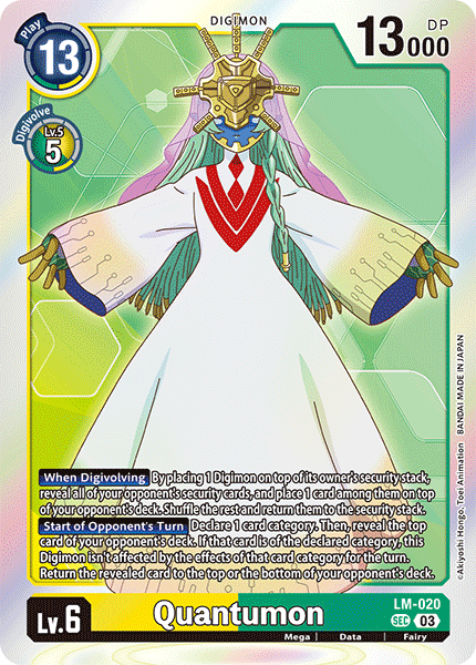 Quantumon LM-020 - Secret Rare BT15 Exceed Apocalypse