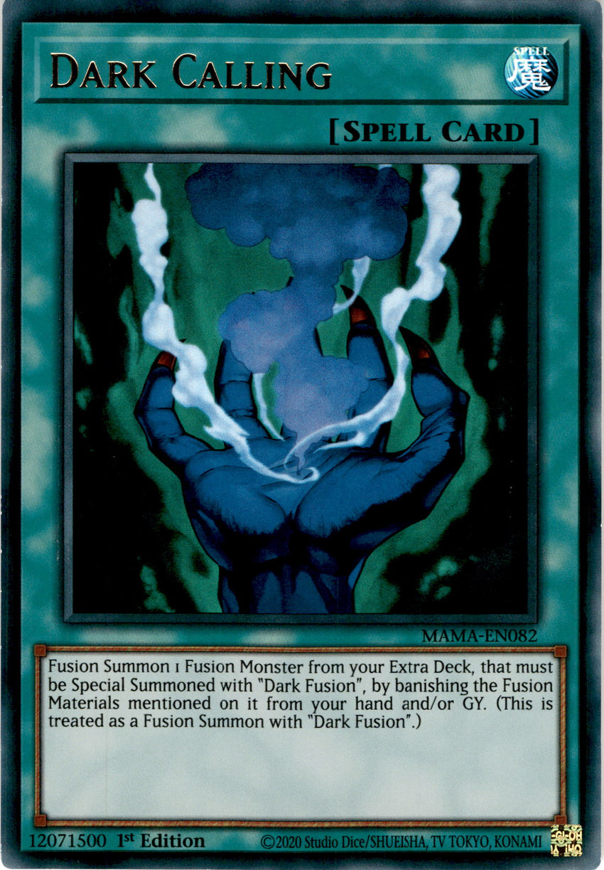 Dark Calling - MAMA-EN082 - Ultra Rare 1st Edition