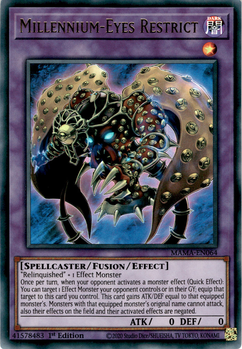 Millennium-Eyes Restrict - MAMA-EN064 - Ultra Rare 1st Edition