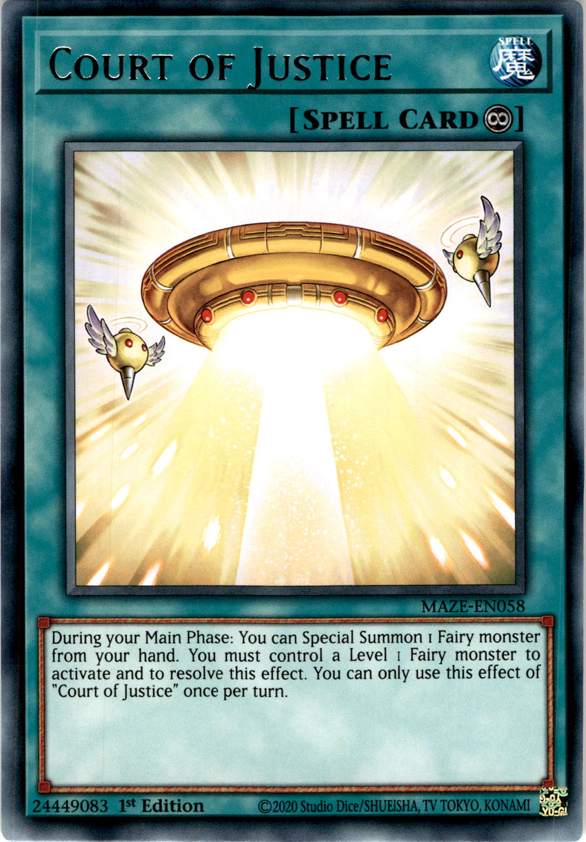 Court of Justice - MAZE-EN058 - Rare 1st Edition
