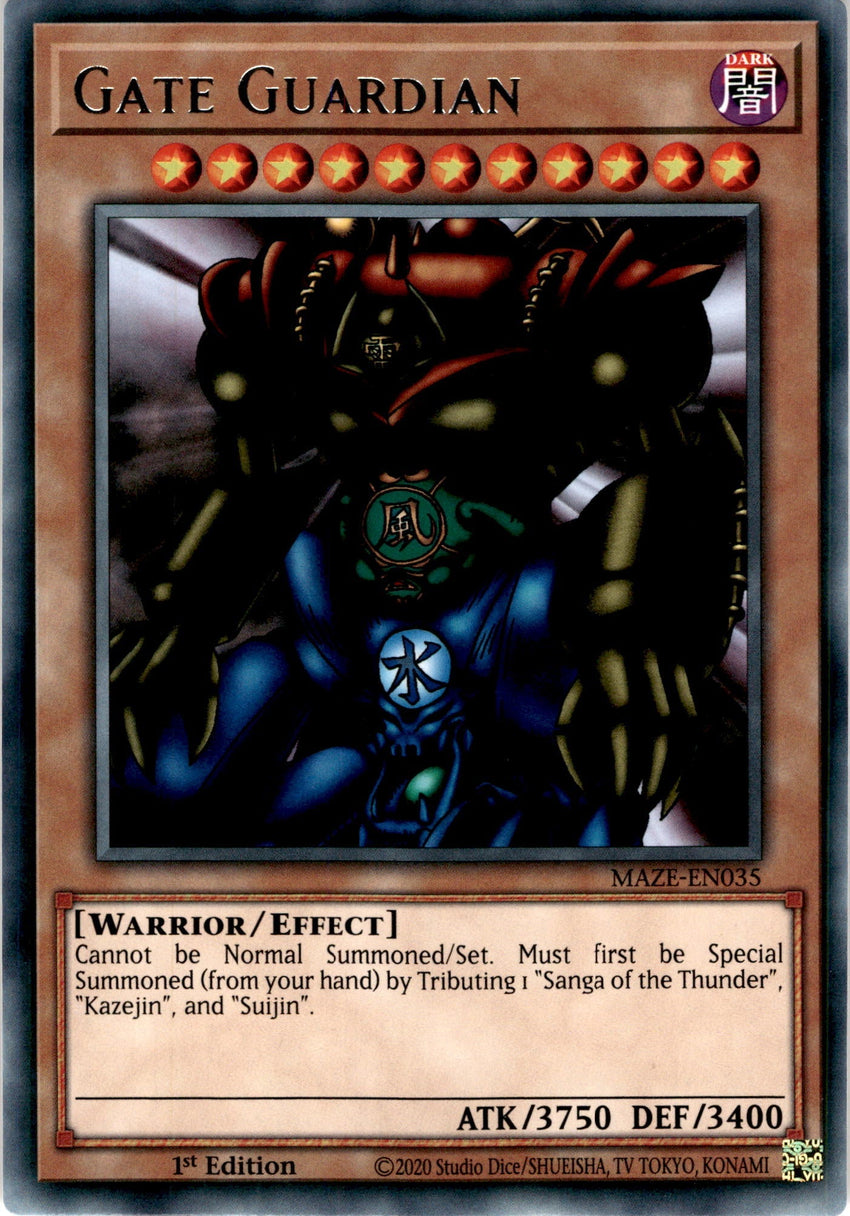 Gate Guardian - MAZE-EN035 - Rare 1st Edition
