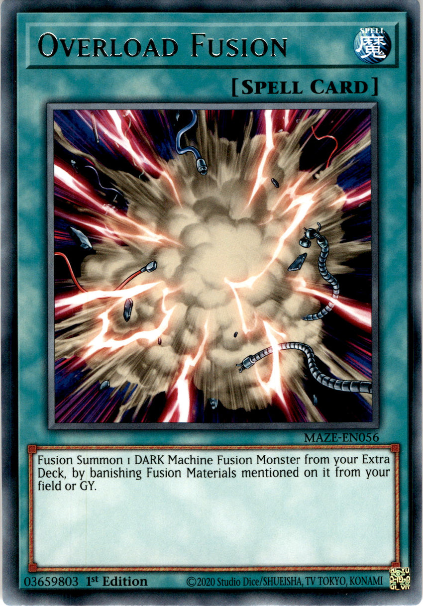 Overload Fusion - MAZE-EN056 - Rare 1st Edition