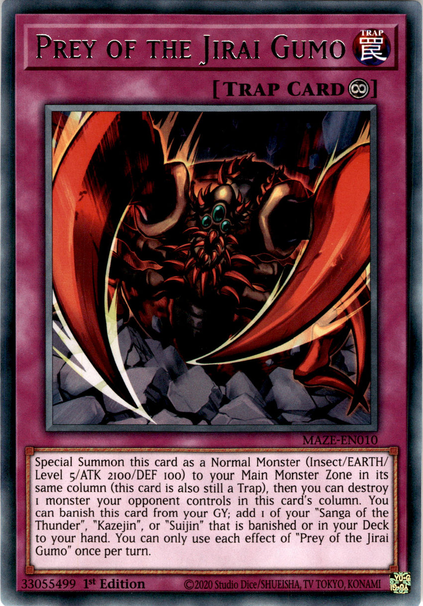 Prey of the Jirai Gumo - MAZE-EN010 - Rare 1st Edition