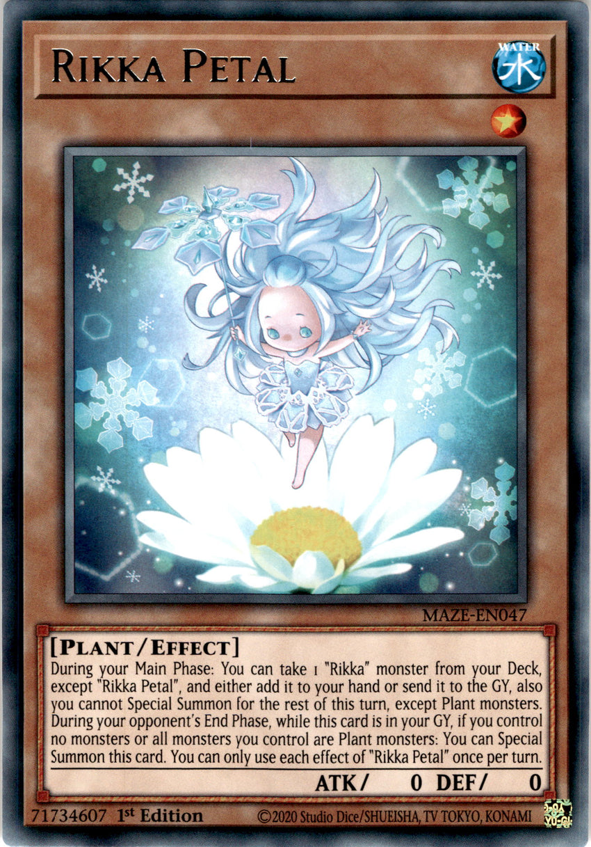 Rikka Petal - MAZE-EN047 - Rare 1st Edition
