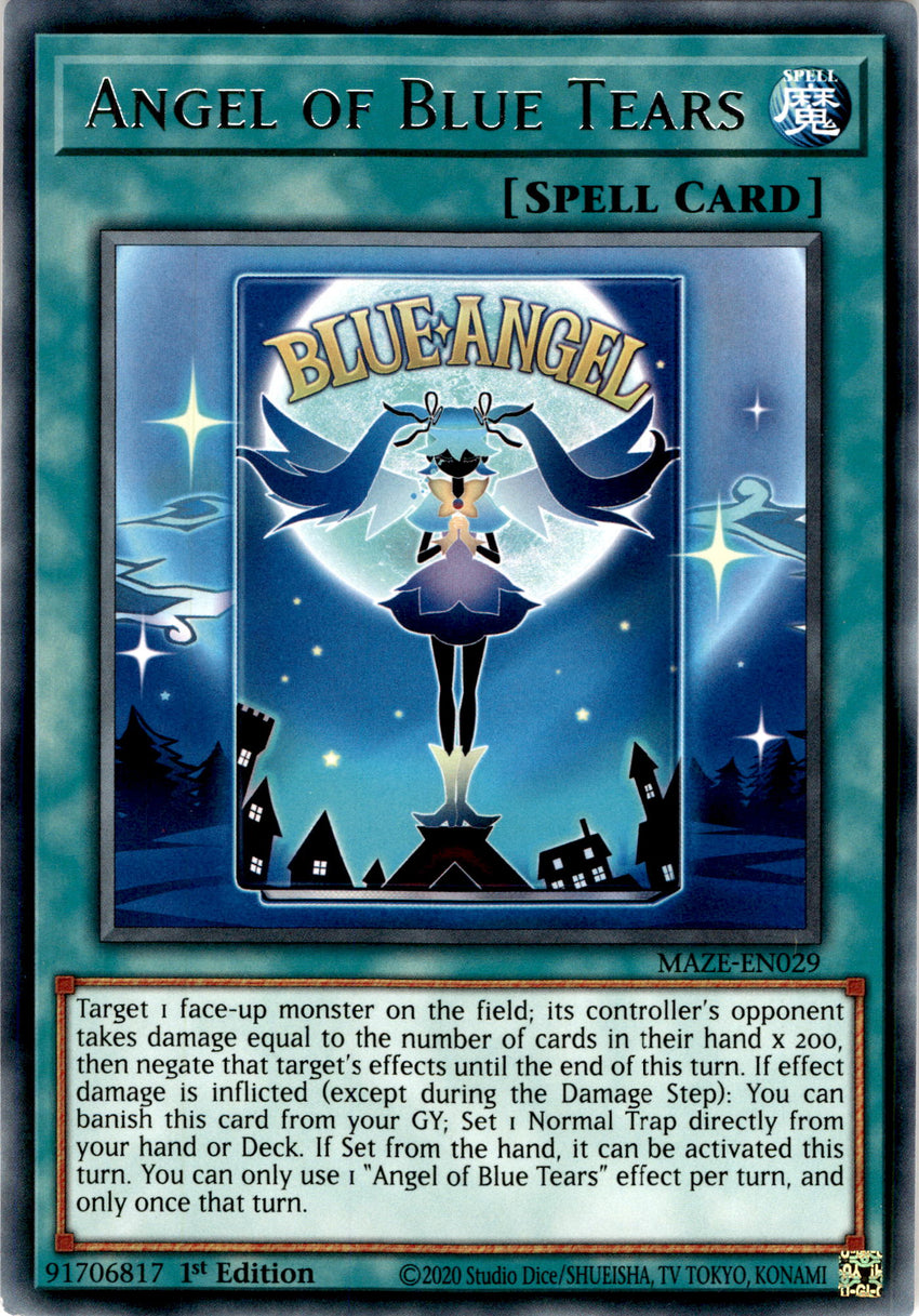 Angel of Blue Tears - MAZE-EN029 - Rare 1st Edition