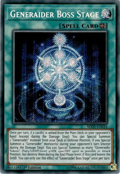 Generaider Boss Stage - MYFI-EN034 - Secret Rare - 1st Edition-Cherry Collectables