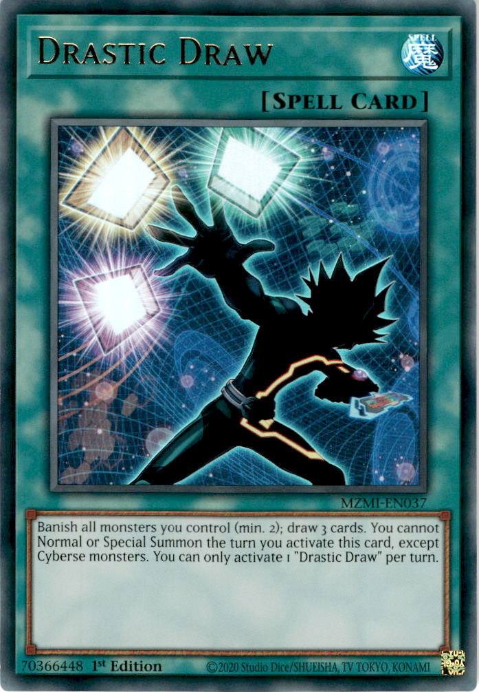 Drastic Draw - MZMI-EN037 - Ultra Rare 1st Edition