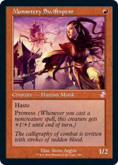 Monastery Swiftspear 349 - Timeshifted - Time Spiral Remastered-Cherry Collectables