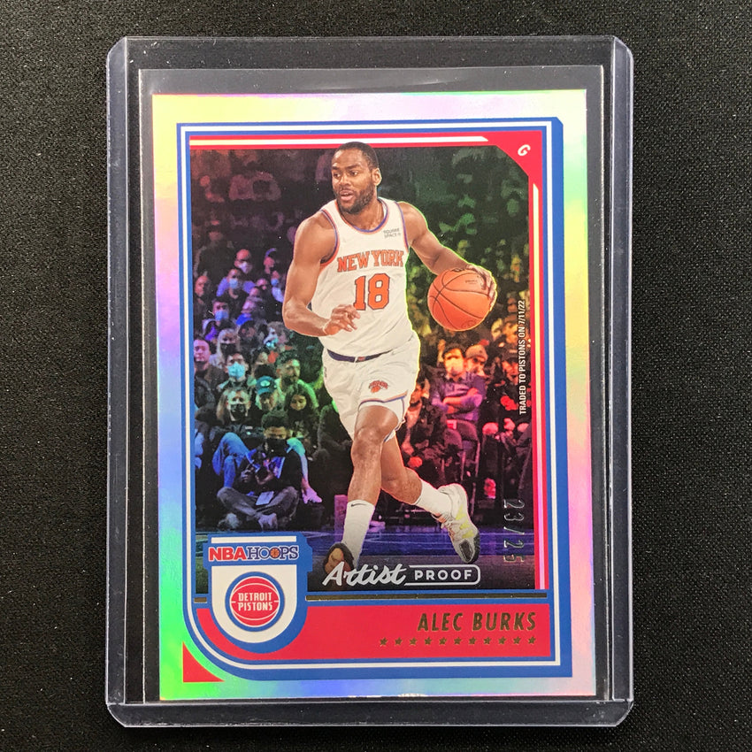2022-23 Hoops Alec Burks Artist Proof Silver 23/25