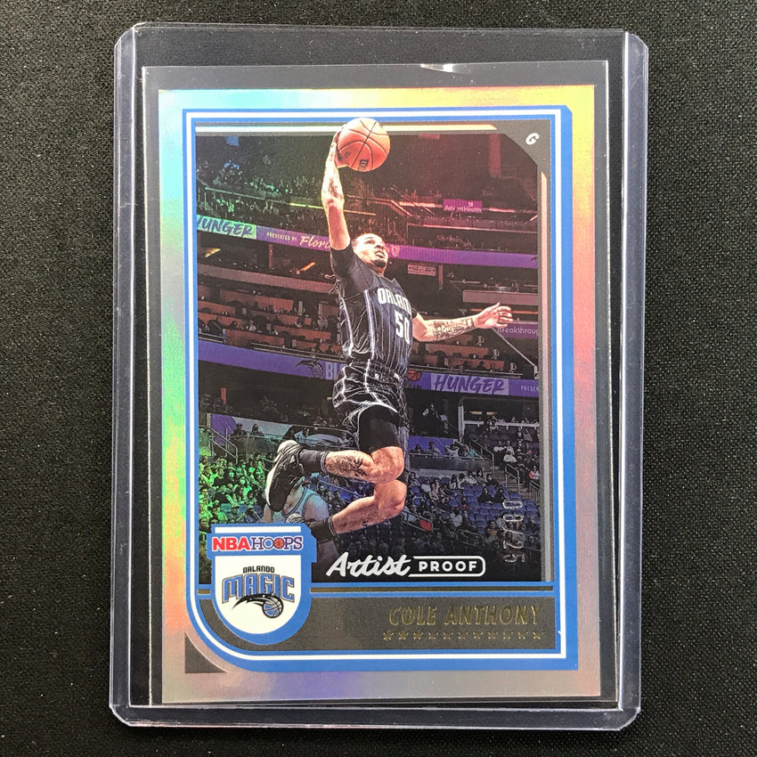 2022-23 Hoops Cole Anthony Artist Proof Silver 8/25