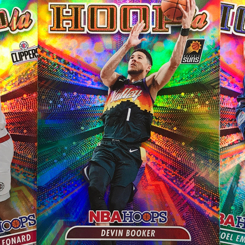 2022-23 Hoops Joel Embiid Hoopla Holo No 8