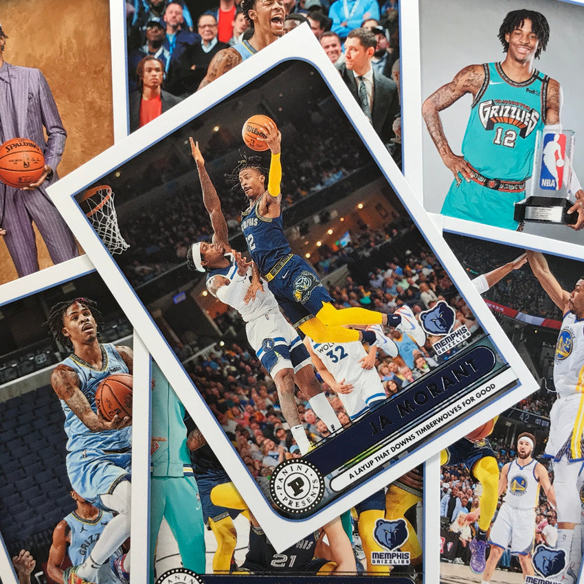 2022-23 Hoops JA MORANT Panini Presents Base #7