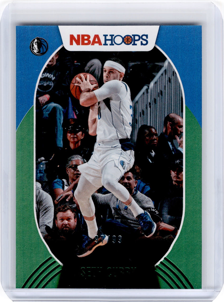 2020-21 Hoops SETH CURRY Base Green 97/99-Cherry Collectables