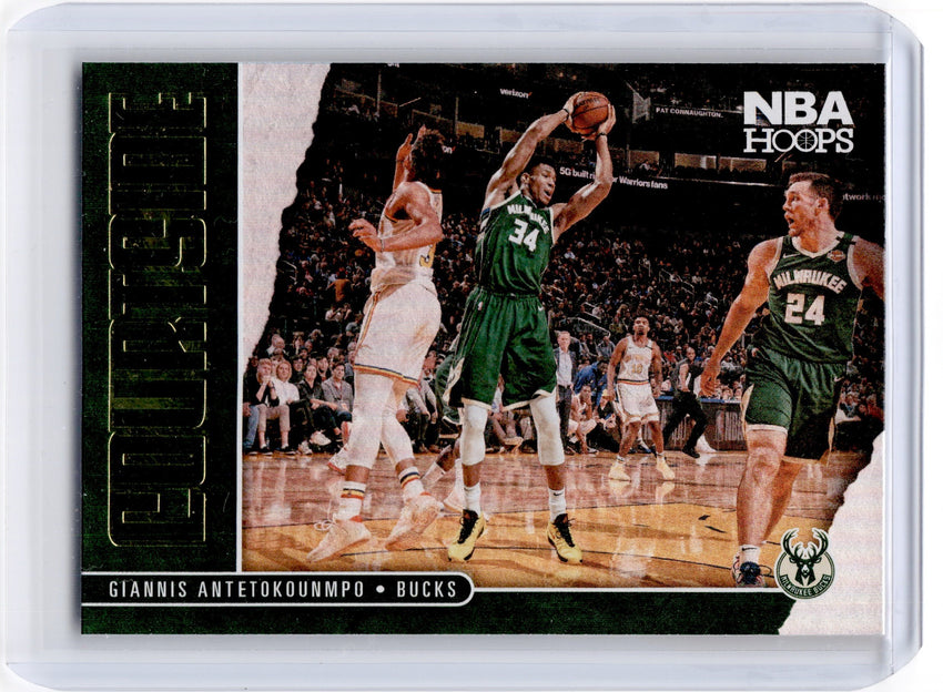 2020-21 Hoops GIANNIS ANTETOKOUNMPO Courtside Holo #14-Cherry Collectables