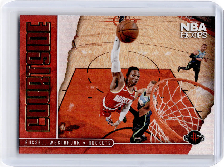 2020-21 Hoops RUSSELL WESTBROOK Courtside Holo #9-Cherry Collectables