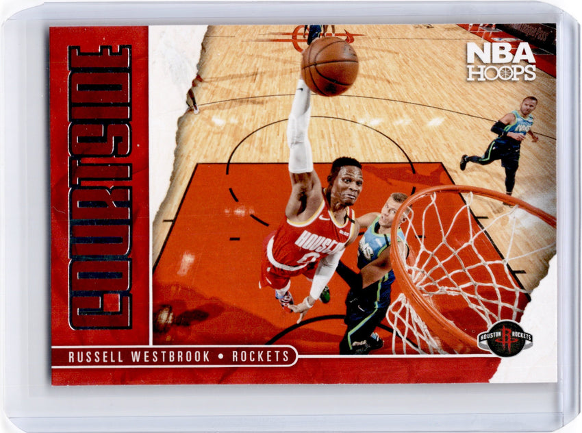 2020-21 Hoops RUSSELL WESTBROOK Courtside #9-Cherry Collectables