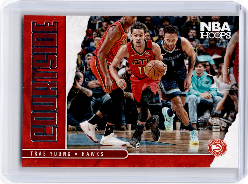 2020-21 Hoops TRAE YOUNG Courtside #11-Cherry Collectables