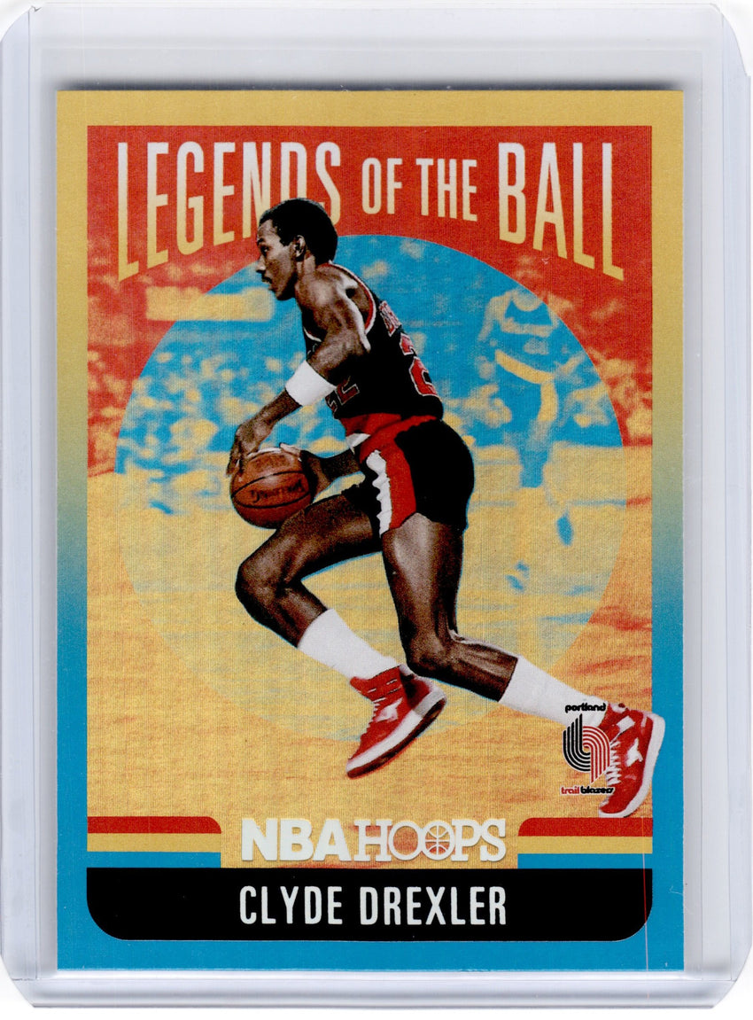 2020-21 Hoops CLYDE DREXLER Legends Of The Ball #7-Cherry Collectables