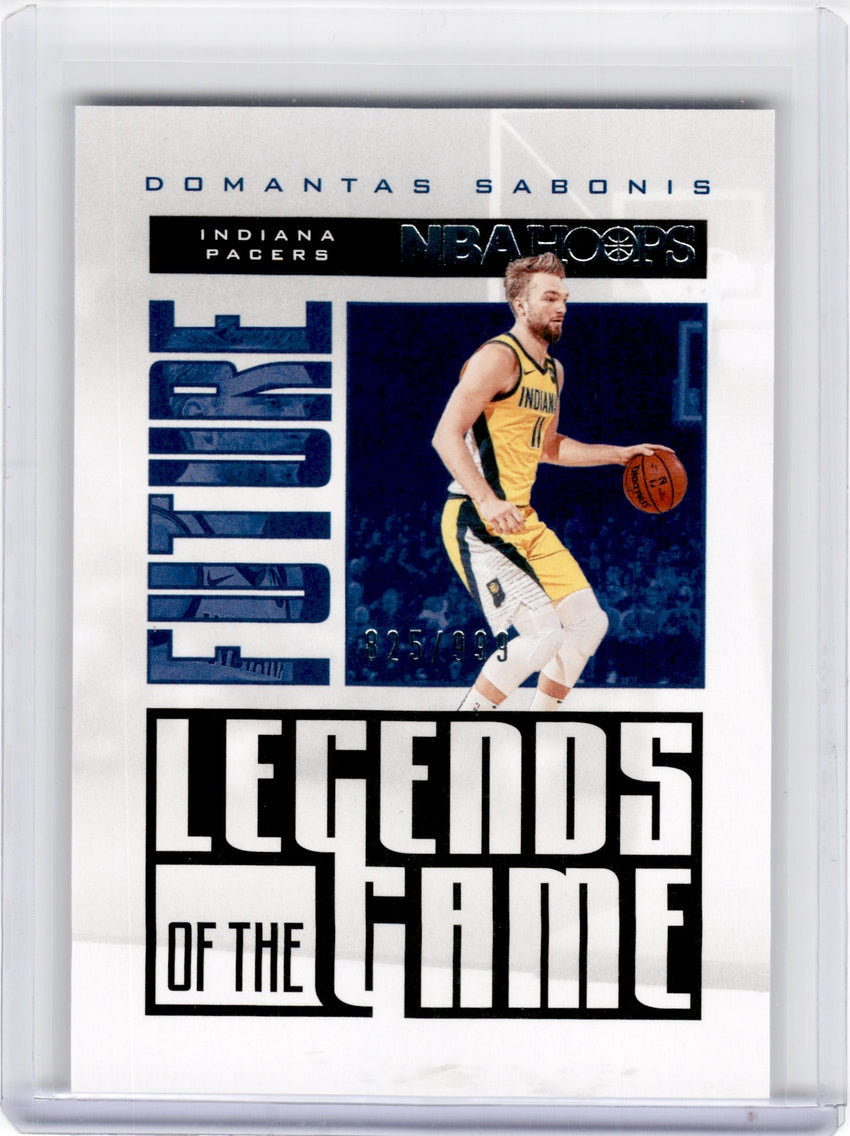 2020-21 Hoops DOMANTAS SABONIS Future Legends Of The Game 825/999-Cherry Collectables