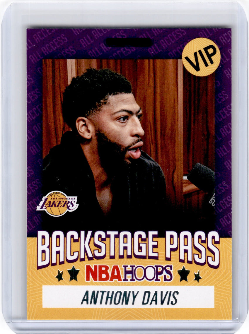 2020-21 Hoops ANTHONY DAVIS Backstage Pass #3-Cherry Collectables