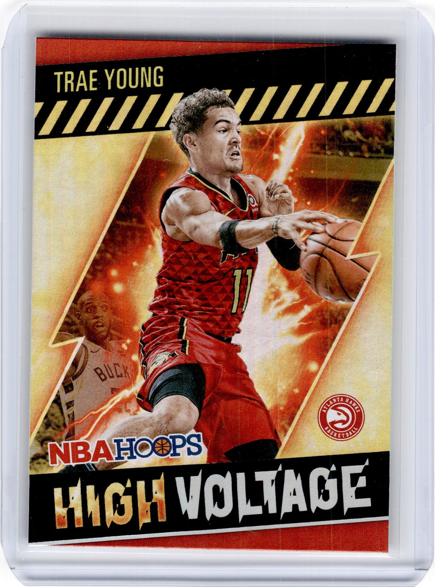 2020-21 Hoops TRAE YOUNG High Voltage Holo #23-Cherry Collectables