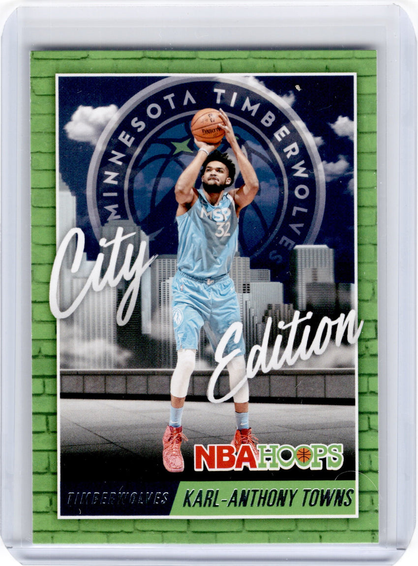 2020-21 Hoops KARL-ANTHONY TOWNS City Edition #18-Cherry Collectables