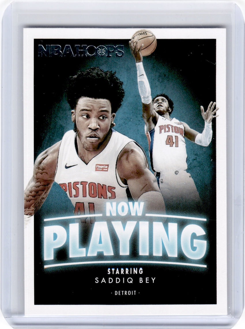 2020-21 Hoops SADDIQ BEY Now Playing Rookie #SS26-Cherry Collectables