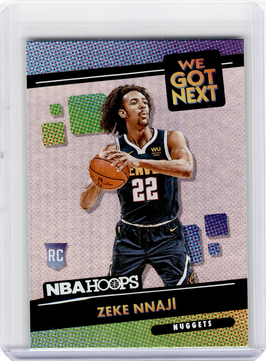 2020-21 Hoops ZEKE NNAJI We Got Next Rookie Holo #22-Cherry Collectables