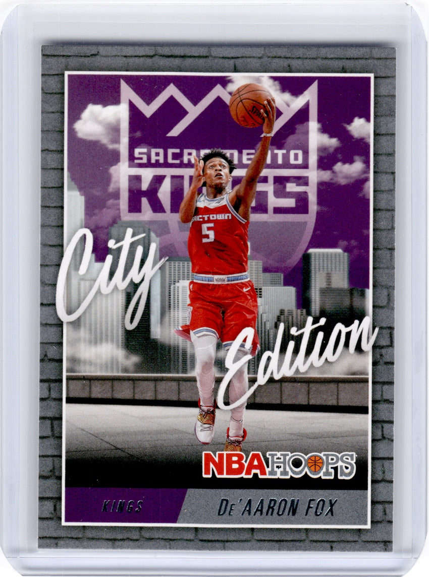 2020-21 Hoops DE'AARON FOX City Edition #26-Cherry Collectables