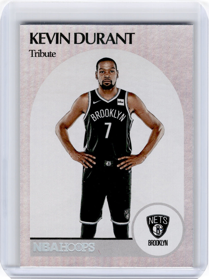 2020-21 Hoops KEVIN DURANT Tribute Silver Holo #268-Cherry Collectables