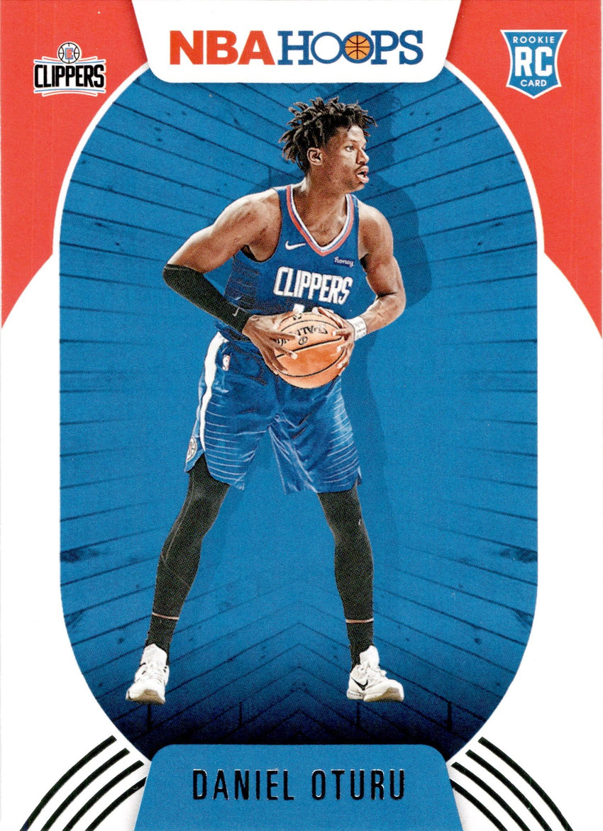 2020-21 Hoops DANIEL OTURU Rookie Base Card #203-Cherry Collectables