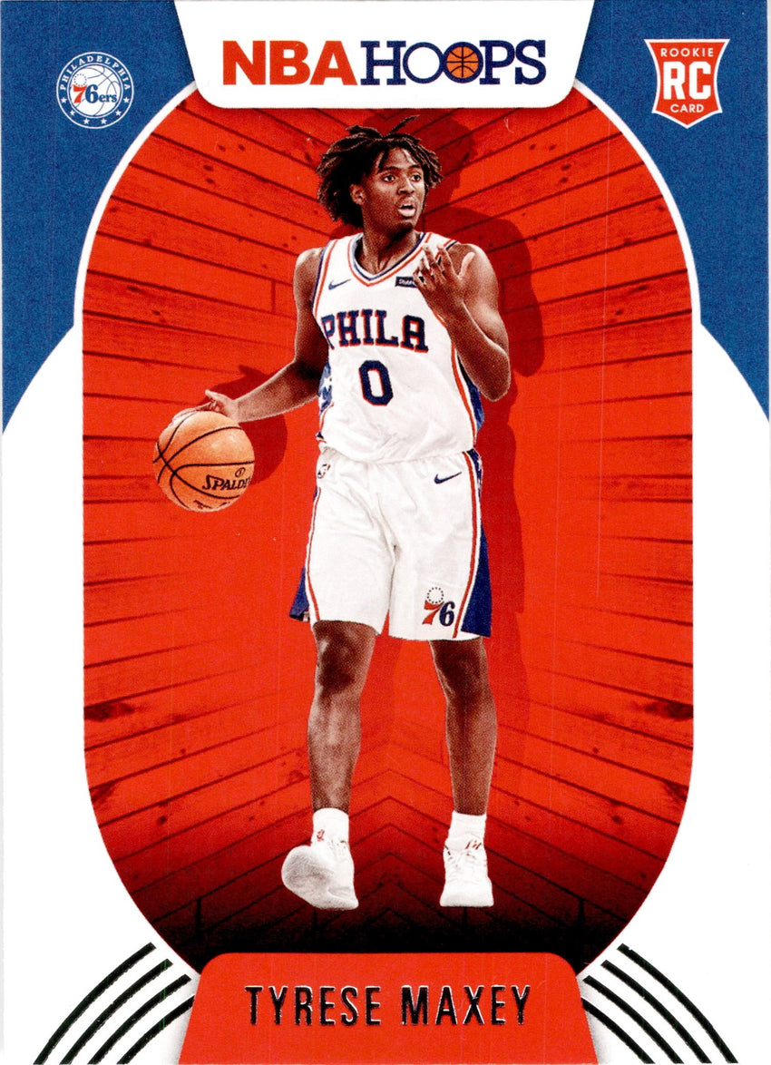 2020-21 Hoops TYRESE MAXEY Rookie Base Card #207-Cherry Collectables