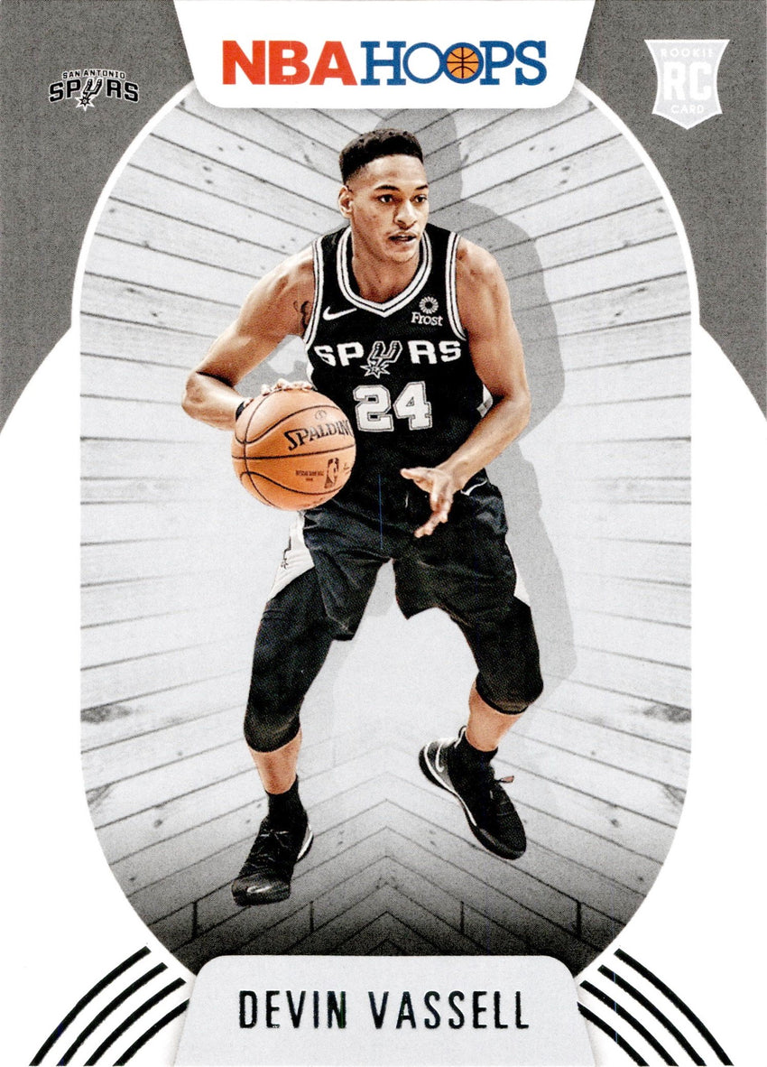 2020-21 Hoops DEVIN VASSELL Rookie Base Card #209-Cherry Collectables
