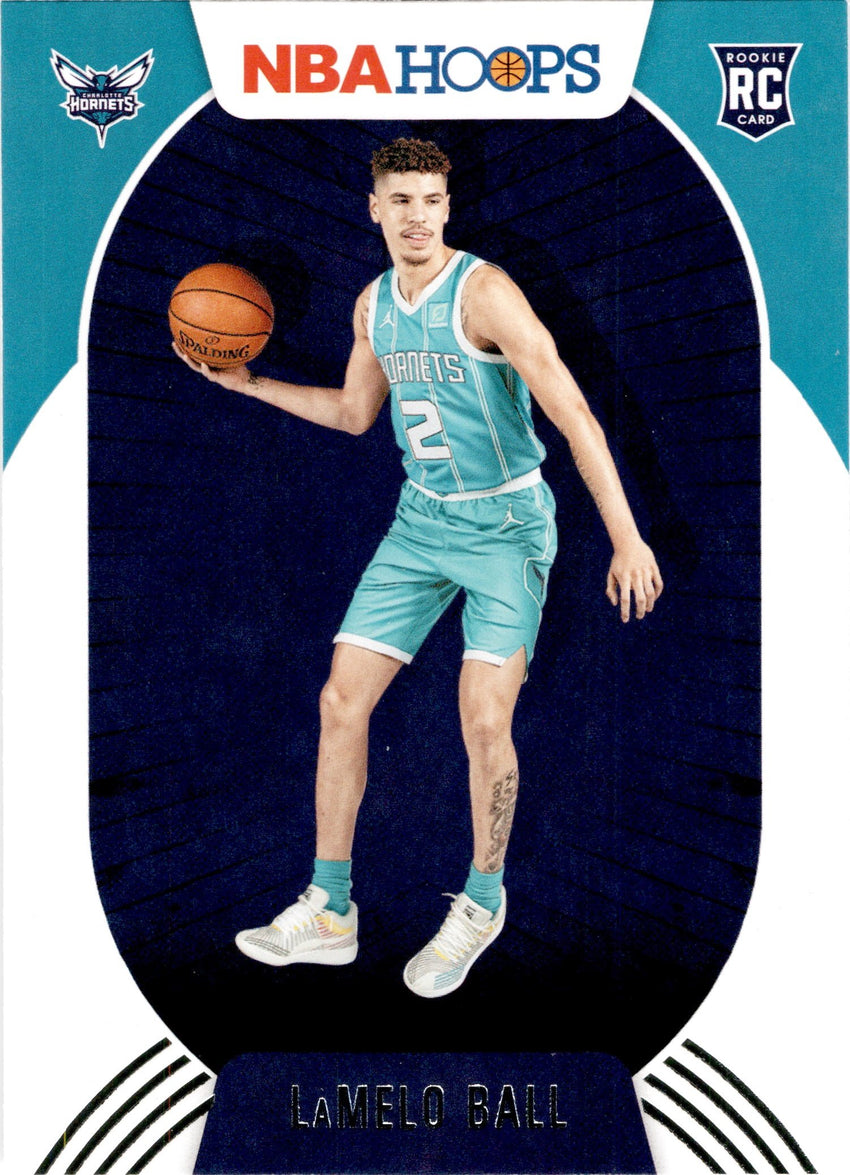 2020-21 Hoops LAMELO BALL Rookie Base Card #223-Cherry Collectables