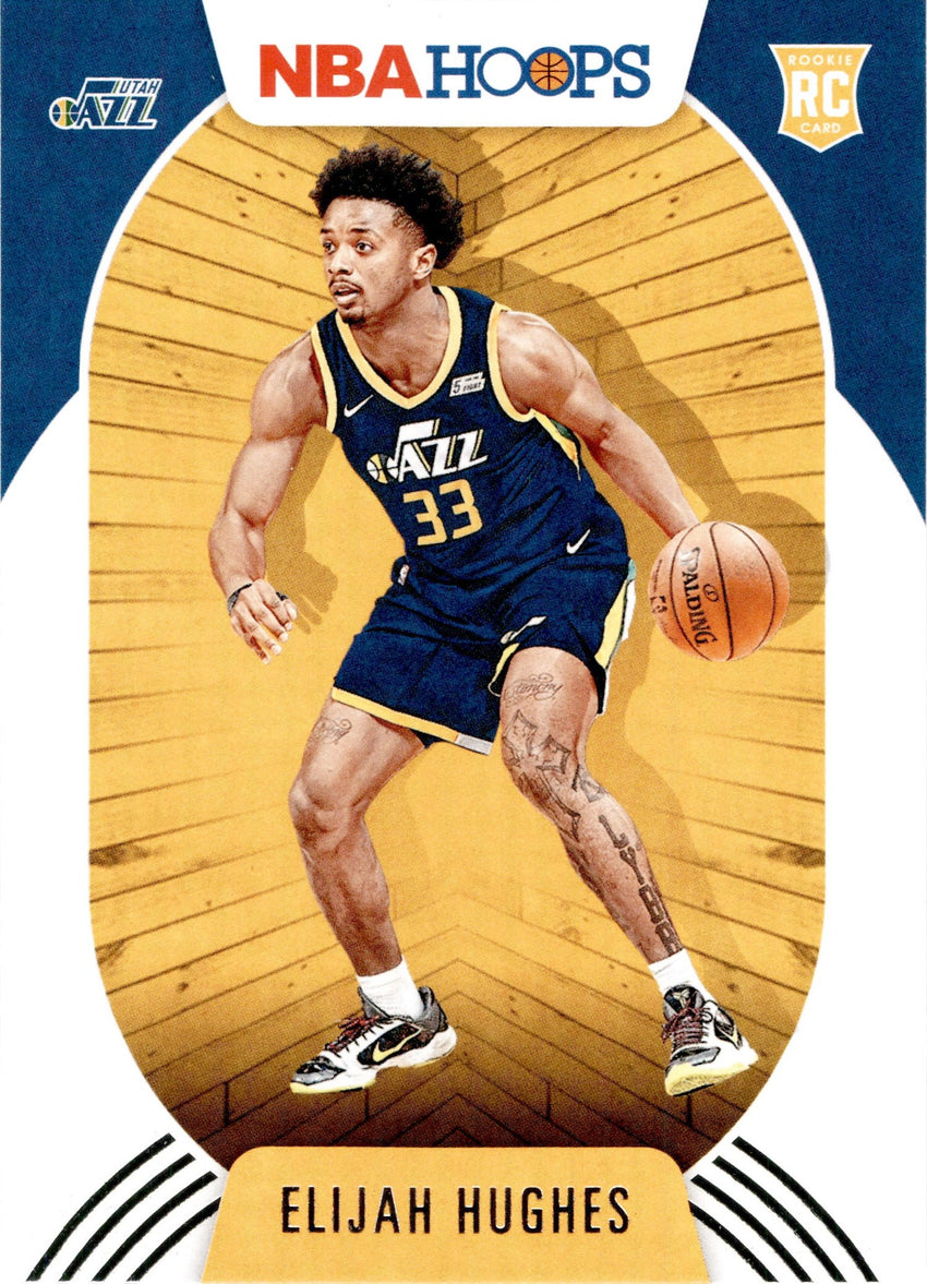 2020-21 Hoops ELIJAH HUGHES Rookie Base Card #224-Cherry Collectables