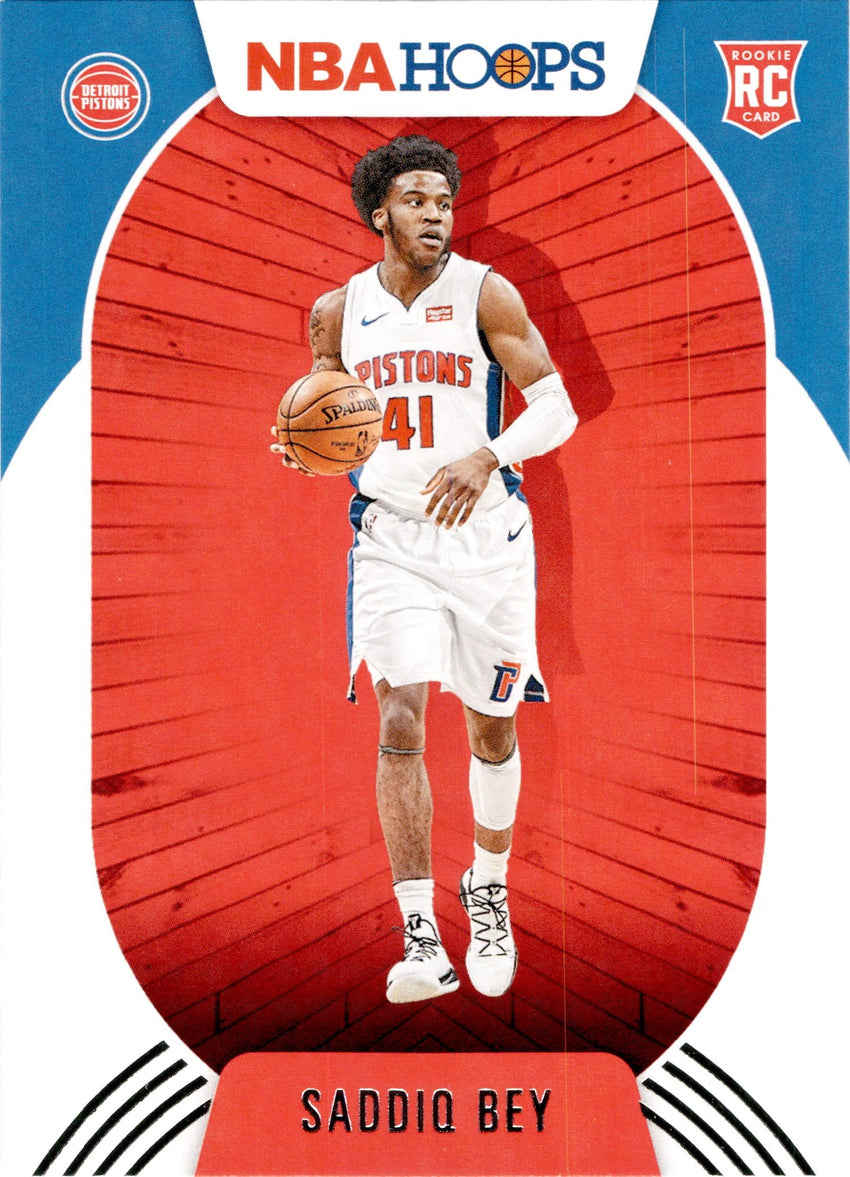 2020-21 Hoops SADDIQ BEY Rookie Base Card #237-Cherry Collectables
