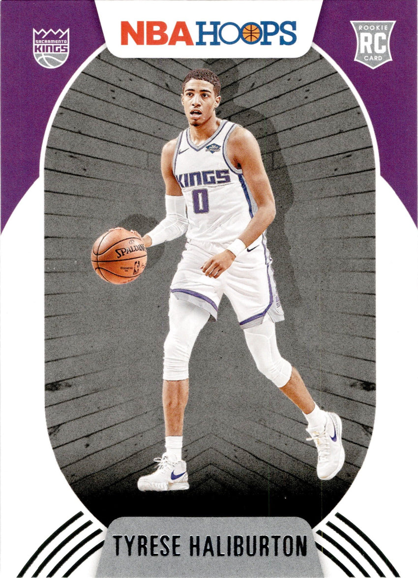 2020-21 Hoops TYRESE HALIBURTON Rookie Base Card #238-Cherry Collectables