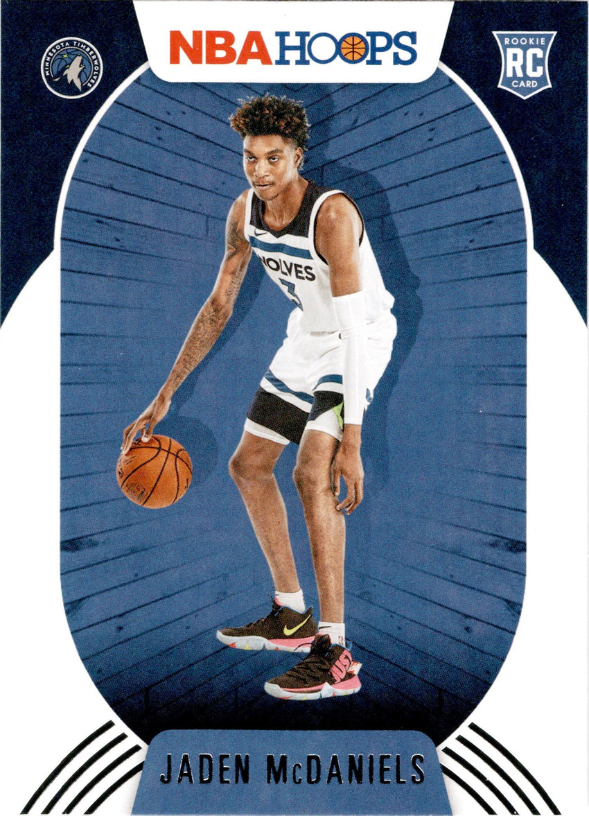 2020-21 Hoops JADEN MCDANIELS Rookie Base Card #245-Cherry Collectables