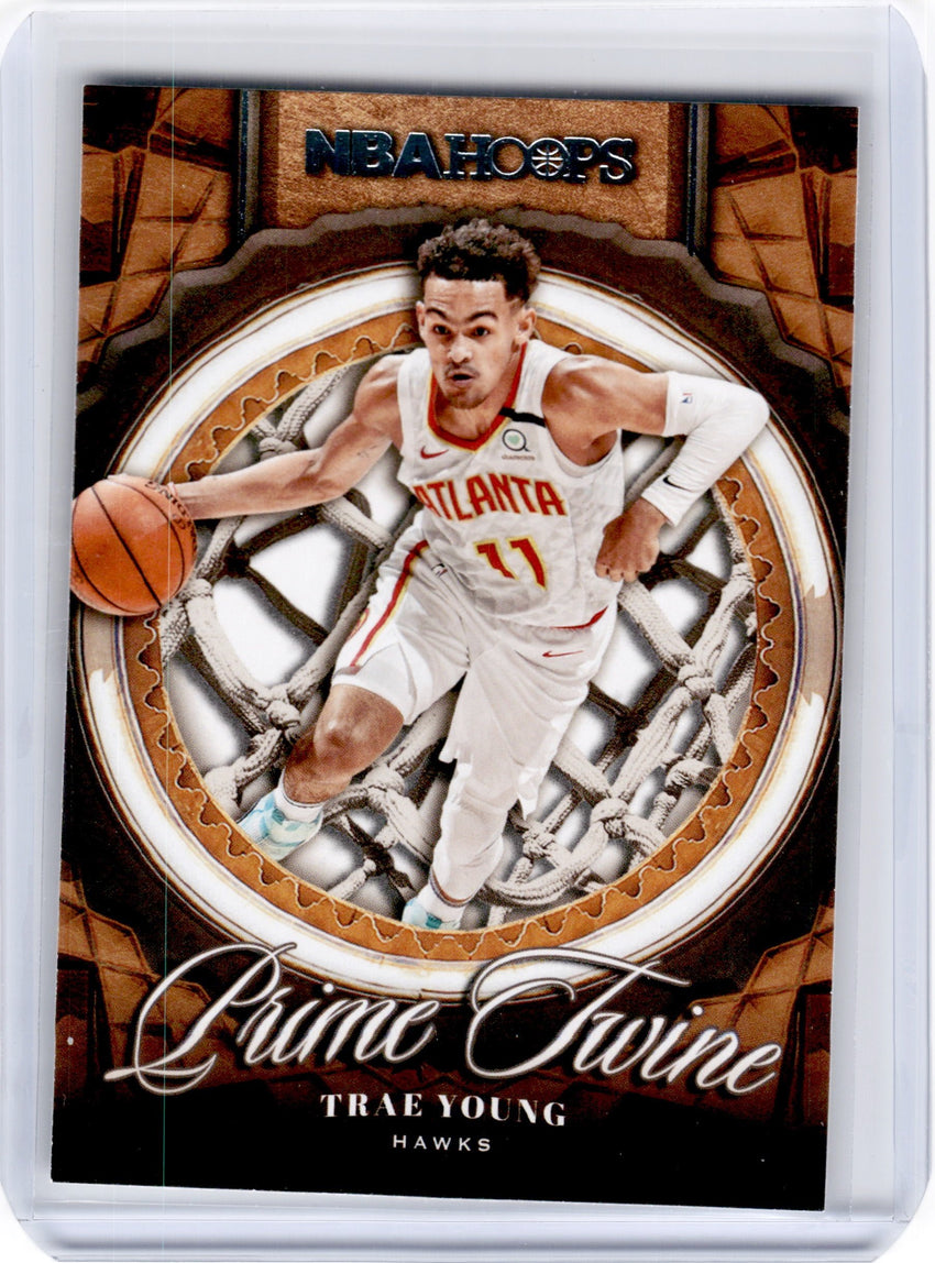 2020-21 Hoops TRAE YOUNG Prime Twine #19-Cherry Collectables