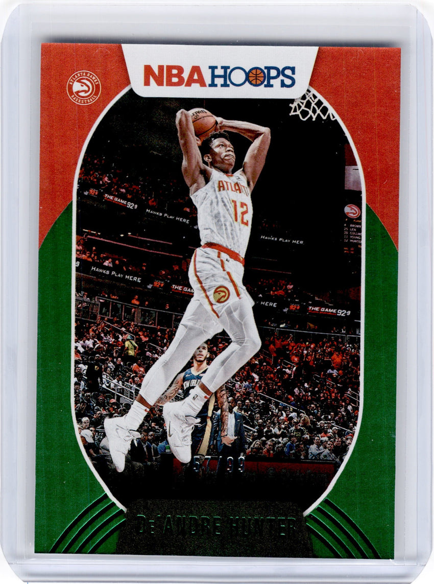 2020-21 Hoops DE'ANDRE HUNTER Base Green 57/99-Cherry Collectables