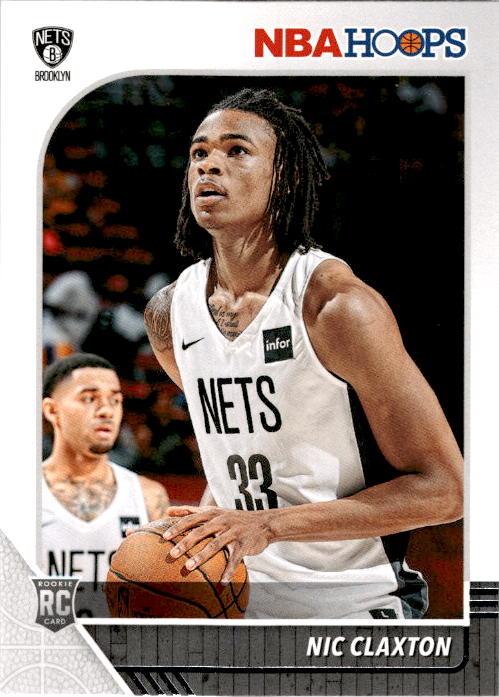 2019-20 Hoops NICOLAS CLAXTON Rookie Base - #241-Cherry Collectables