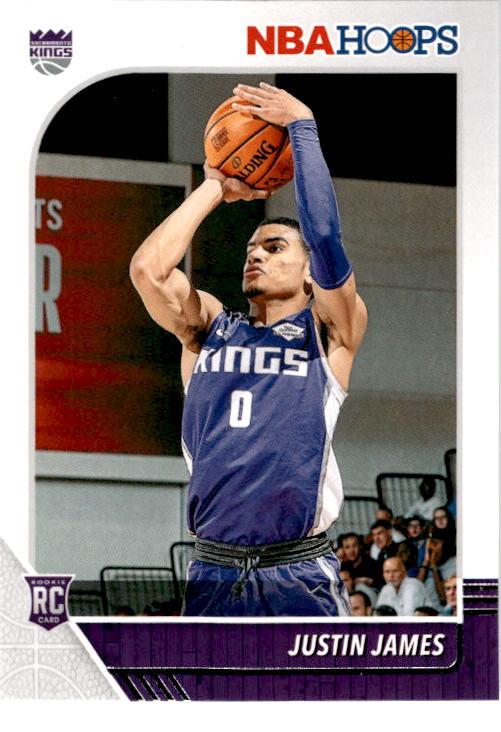 2019-20 Hoops JUSTIN JAMES Rookie Base - #244-Cherry Collectables