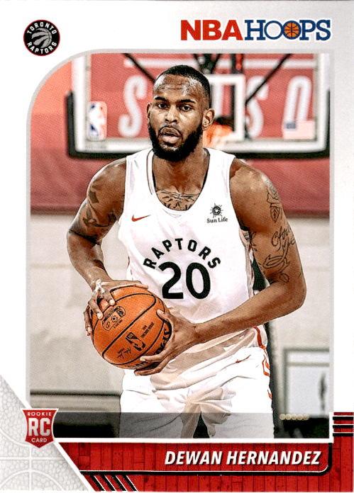 2019-20 Hoops DEWAN HERNANDEZ Rookie Base - #254-Cherry Collectables