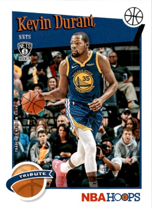 2019-20 Hoops KEVIN DURANT Base Hoops Tribute #284-Cherry Collectables